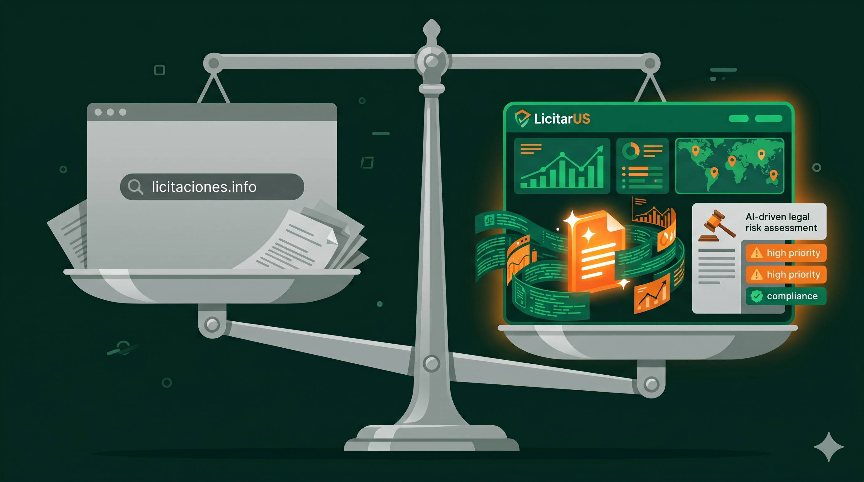 LicitarUS vs licitaciones.info: cuándo usar cuál (comparativa honesta 2026)
